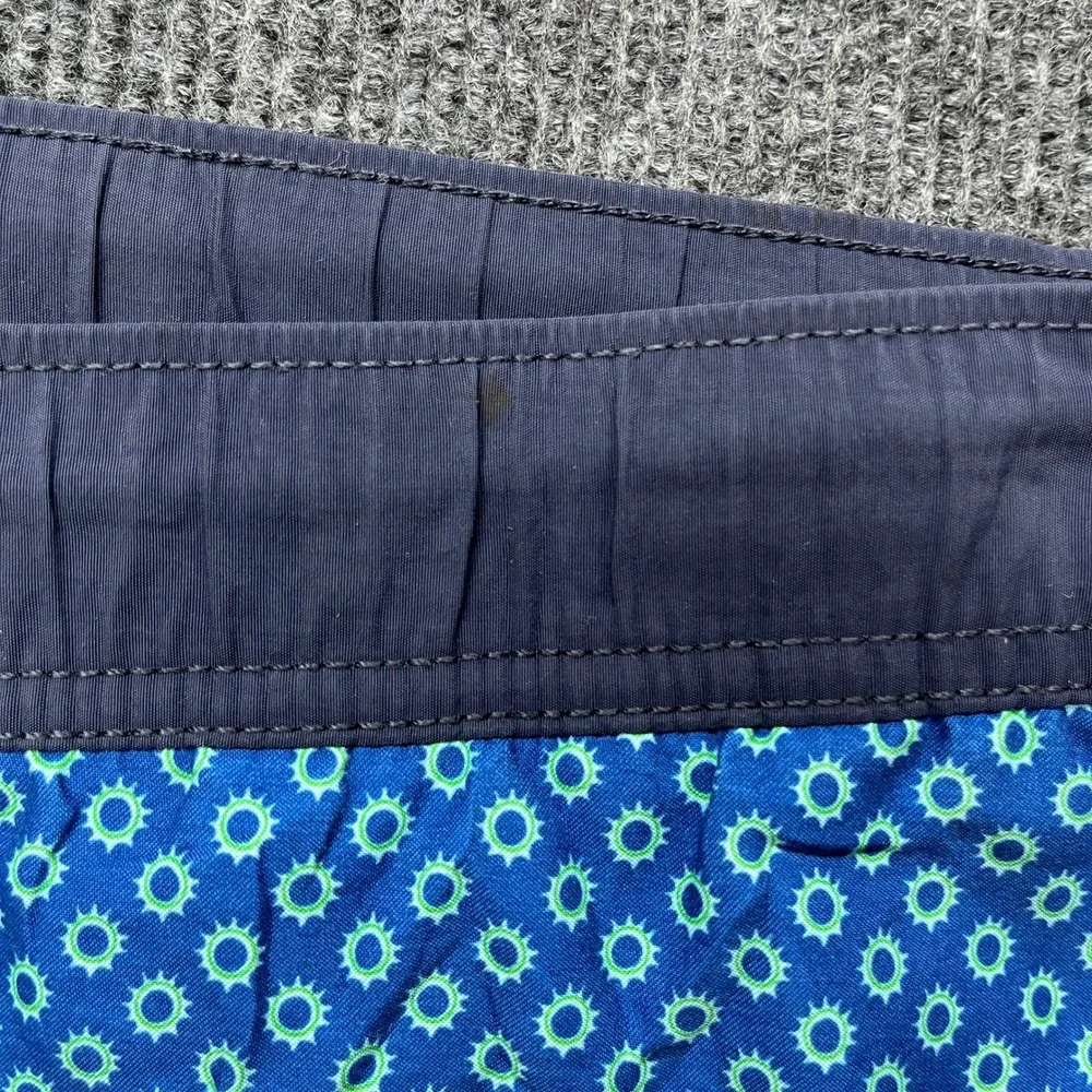 Nautica Swim Trunks‎ Blue Geometric Print Board Shorts Mens XL 6in Inseam